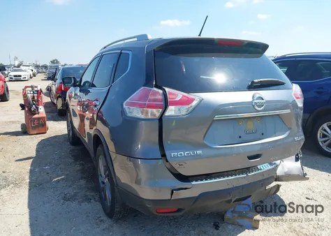 2016 Nissan Rogue Sl из США, поврежденный, VIN JN8AT2MV5GW140392